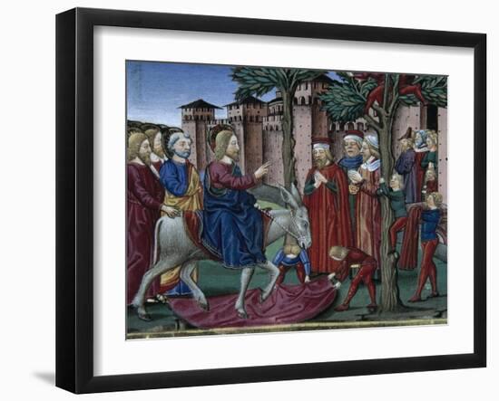 Stories of Saint Joachim-Cristoforo de Predis-Framed Art Print