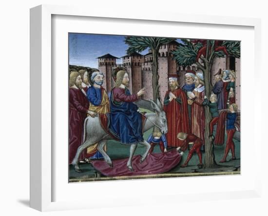 Stories of Saint Joachim-Cristoforo de Predis-Framed Art Print