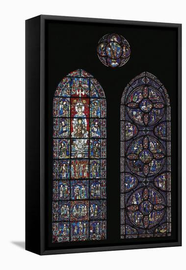 Stories of St. Anthony and Notre-Dame De La Belle Verriere-null-Framed Stretched Canvas