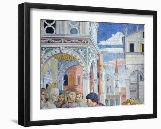 Stories of St. Augustine, 1465-Benozzo Gozzoli-Framed Giclee Print