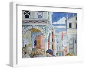 Stories of St. Augustine, 1465-Benozzo Gozzoli-Framed Giclee Print