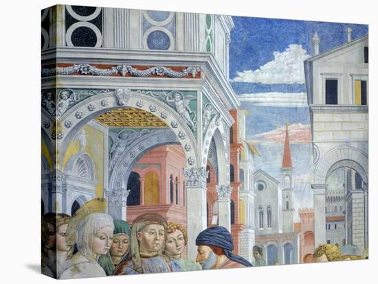 Stories of St. Augustine, 1465-Benozzo Gozzoli-Stretched Canvas