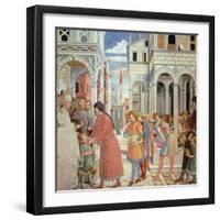 Stories of St Augustine-Benozzo Gozzoli-Framed Giclee Print