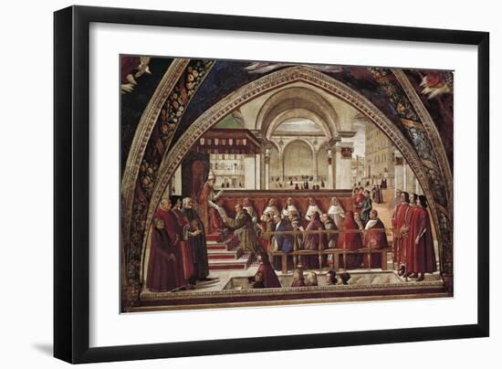 Stories of St Francis of Assisi, 1483-1486-null-Framed Giclee Print