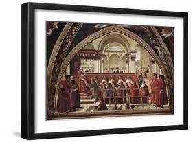 Stories of St Francis of Assisi, 1483-1486-null-Framed Giclee Print