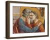 Stories of St Joachim and St Anne the Meeting at the Golden Gate-Giotto di Bondone-Framed Giclee Print