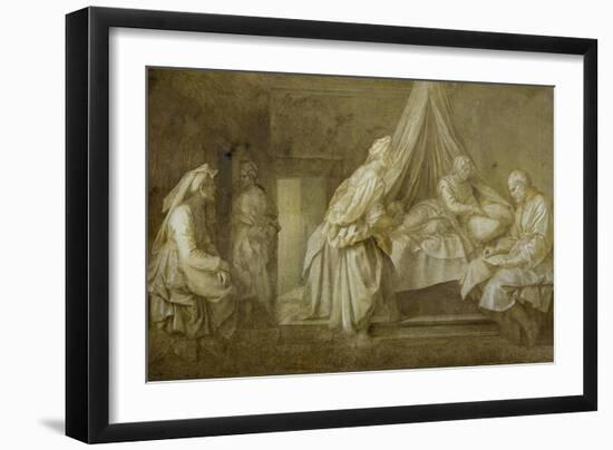 Stories of St John-Andrea del Sarto-Framed Giclee Print