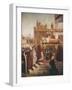 Stories of St. Ursula, Martyrdom of Pilgrims and Funeral of St. Ursula, 1493-Vittore Carpaccio-Framed Giclee Print