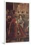 Stories of St Ursula, Meeting of Etherius and Ursula and Departure of Pilgrims-Vittore Carpaccio-Framed Giclee Print