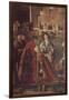 Stories of St Ursula, Meeting of Etherius and Ursula and Departure of Pilgrims-Vittore Carpaccio-Framed Giclee Print