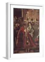 Stories of St Ursula, Meeting of Etherius and Ursula and Departure of Pilgrims-Vittore Carpaccio-Framed Giclee Print