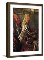 Stories of St Ursula, Meeting of Etherius and Ursula and Departure of Pilgrims-Vittore Carpaccio-Framed Giclee Print
