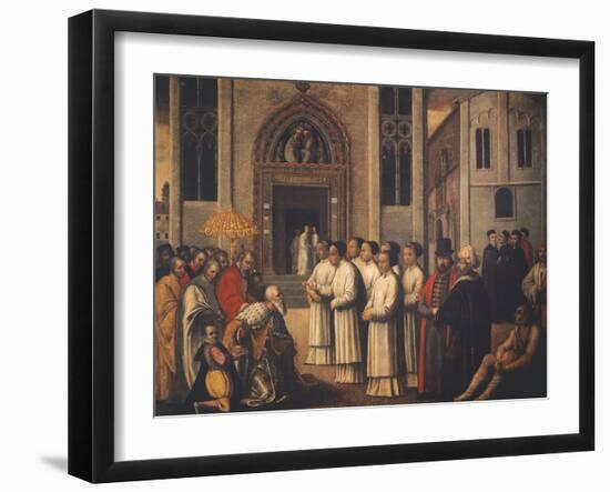 Stories of St. Ursula-Vittore Carpaccio-Framed Giclee Print