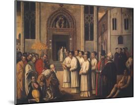 Stories of St. Ursula-Vittore Carpaccio-Mounted Giclee Print