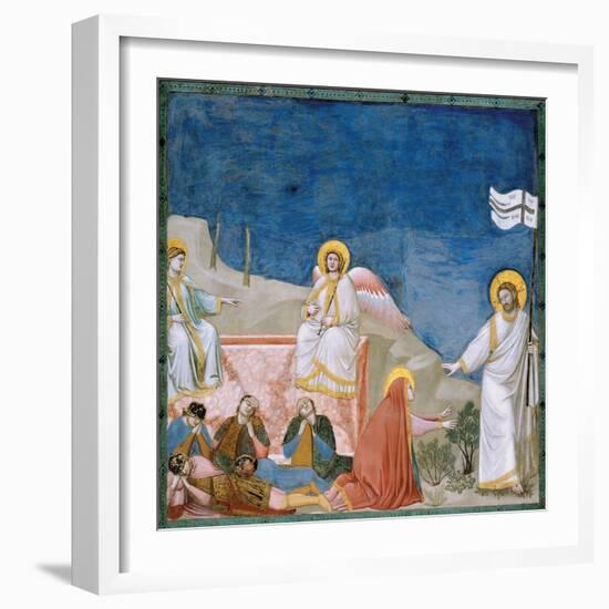 Stories of the Passion of Christ the Resurrection-Giotto di Bondone-Framed Giclee Print