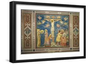 Stories of the Passion the Crucifixion-Giotto di Bondone-Framed Giclee Print