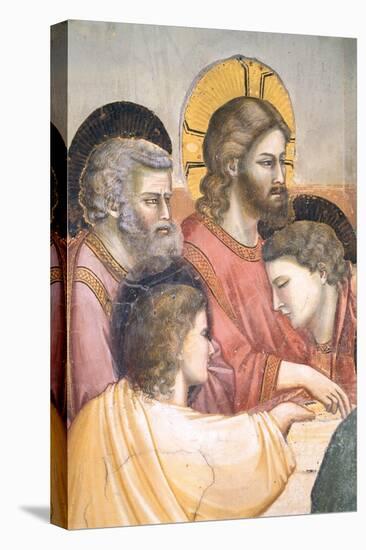 Stories of the Passion the Last Supper-Giotto di Bondone-Stretched Canvas