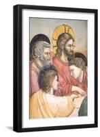 Stories of the Passion the Last Supper-Giotto di Bondone-Framed Giclee Print