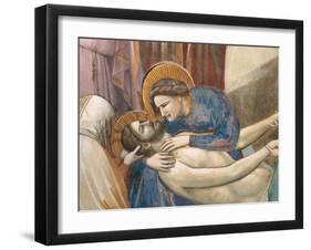 Stories of the Passion the Mourning Over the Dead Christ-Giotto di Bondone-Framed Giclee Print