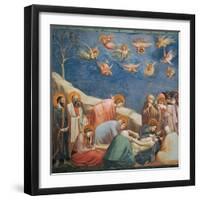 Stories of the Passion the Mourning Over the Dead Christ-Giotto di Bondone-Framed Giclee Print