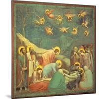 Stories of the Passion the Mourning Over the Dead Christ-Giotto di Bondone-Mounted Giclee Print