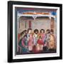 Stories of the Passion the Washing of the Feet-Giotto di Bondone-Framed Giclee Print