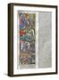 Stories of Tobia, Miniature from the Bible of Souvigny, Latin Manuscript-null-Framed Giclee Print