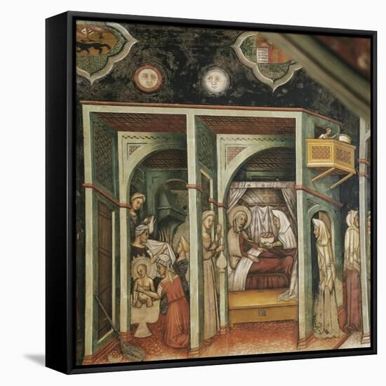 Stories of Virgin, 1416-1443, Basilica of Santa Caterina D'Alessandria, Galatina, Apulia, Italy-null-Framed Stretched Canvas