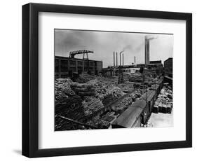 Storing Rubber at Akron, Usa-null-Framed Photographic Print