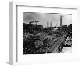 Storing Rubber at Akron, Usa-null-Framed Photographic Print