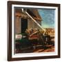 "Storing the Corn," November 6, 1948-John Atherton-Framed Giclee Print