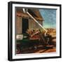 "Storing the Corn," November 6, 1948-John Atherton-Framed Giclee Print