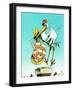 "Stork and Quints," April 1, 1984-BB Sams-Framed Premium Giclee Print