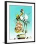 "Stork and Quints," April 1, 1984-BB Sams-Framed Giclee Print