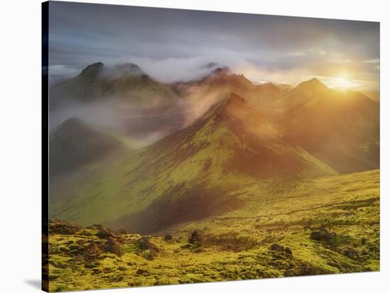 Storkonufell, Mofell, Fjallabak, South Iceland, Iceland-Rainer Mirau-Stretched Canvas