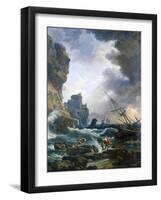 Storm, 1777-Claude Joseph Vernet-Framed Giclee Print