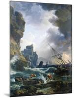 Storm, 1777-Claude Joseph Vernet-Mounted Giclee Print