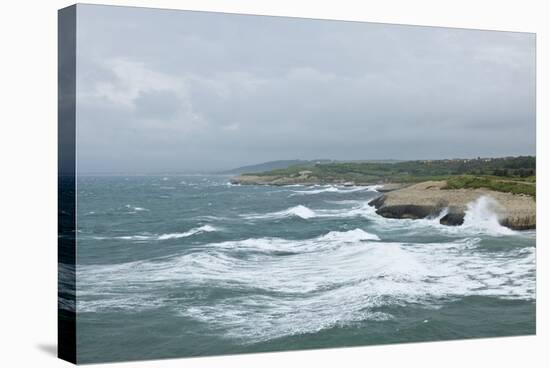 Storm along Porto Torres Coastline, Porto Torres, Sardinia, Italy-Guido Cozzi-Stretched Canvas