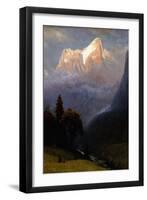 Storm Among the Alps, C.1856-Albert Bierstadt-Framed Premium Giclee Print