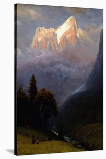 Storm Among the Alps, C.1856-Albert Bierstadt-Stretched Canvas