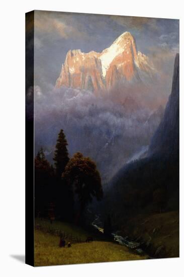 Storm Among the Alps, C.1856-Albert Bierstadt-Stretched Canvas