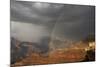 Storm and Rainbow over the Grand Canyon, Grand Canyon, Arizona-Greg Probst-Mounted Photographic Print