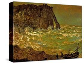 Storm at Etretat, 1883-Claude Monet-Stretched Canvas