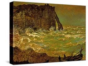 Storm at Etretat, 1883-Claude Monet-Stretched Canvas