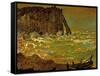 Storm at Etretat, 1883-Claude Monet-Framed Stretched Canvas