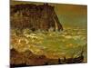 Storm at Etretat, 1883-Claude Monet-Mounted Premium Giclee Print