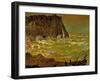 Storm at Etretat, 1883-Claude Monet-Framed Giclee Print