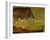 Storm at Etretat, 1883-Claude Monet-Framed Giclee Print