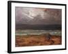 Storm at Sea, Brittany (Oil on Canvas)-Charles Cottet-Framed Giclee Print