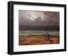 Storm at Sea, Brittany (Oil on Canvas)-Charles Cottet-Framed Giclee Print